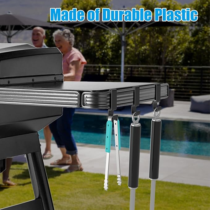 P.A.L. Pop-And-Lock Accessory Rail Storage Bin & Hooks for Traeger Timberline,Timberline XL,Ironwood,Ironwood XL,Flatrock,Grill Accessories for Traeger Z-grills Pit boss,Ironwood 885,Pro 22/34 Series