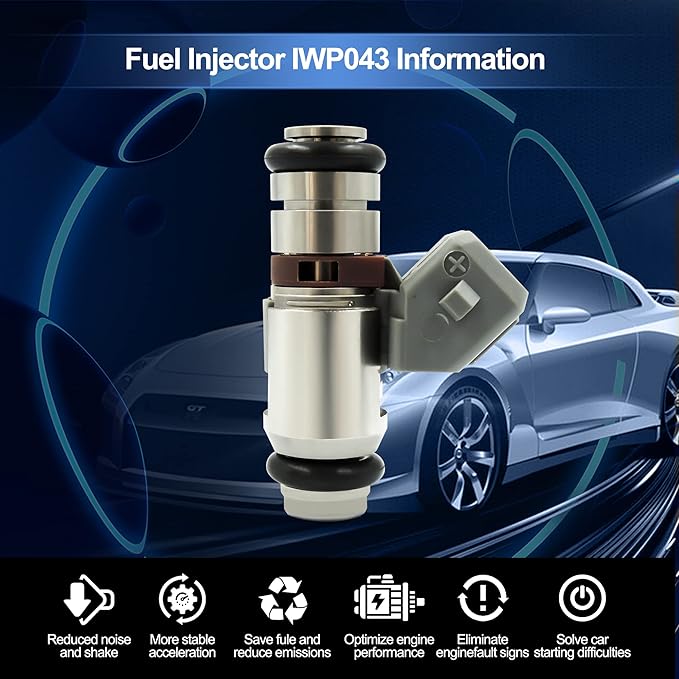 HiSport Fuel Injector IWP043 1PC- Compatible with Harley Davidson VW Ducati Motorcycles Supersport MH900 Monster SS800