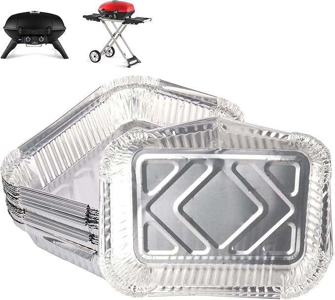 62006 Drip Pan Liners for Napoleon TravelQ 285 Series Gas Grill TQ285X, TQ PRO285, TQ285-BL-1, TQ PRO285X, PRO285-BK, TQ285X-RD-1-A, TQ240-BL, TQ240,Aluminum Grill Pans for Napoleon Accessories, 20PCS