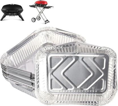 62006 Drip Pan Liners for Napoleon TravelQ 285 Series Gas Grill TQ285X, TQ PRO285, TQ285-BL-1, TQ PRO285X, PRO285-BK, TQ285X-RD-1-A, TQ240-BL, TQ240,Aluminum Grill Pans for Napoleon Accessories, 20PCS