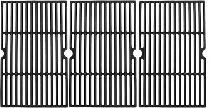 SafBbcue 16.5 Inch Grill Grates for Kenmore Grill Parts 6 Burner 146.47223610 146.23681310 146.23766310 Gas Grill Replacement Parts, Cast Iron Grill Cooking Grates for Kenmore Grill Replacement Parts