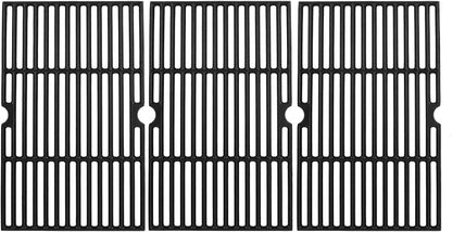 SafBbcue 16.5 Inch Grill Grates for Kenmore Grill Parts 6 Burner 146.47223610 146.23681310 146.23766310 Gas Grill Replacement Parts, Cast Iron Grill Cooking Grates for Kenmore Grill Replacement Parts