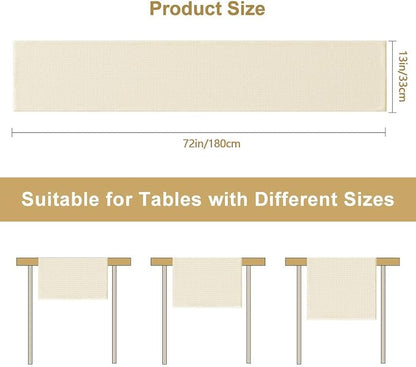 Mandala Table Runner,Dining Decor for Kitchen Coffee Table Family Dinners Holiday Parties Wedding Events Decor(13x72 inch)