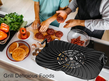 Replacement Grill Grate for Ninja Foodi FG551,Accessories for Ninja Foodi Smart XL 6-in-1 Indoor Grill,Non-stick Griddle Pan Replacement Parts