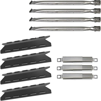 Replacement Parts for Kenmore 146.16142210, 146.16132110 Gas Grill, Burner Covers Flame Tamers, Crossover Tubes & Grill Burner Replacement for Kenmore 146.16133110, 640-03982839-7, 146.16222010 Grill