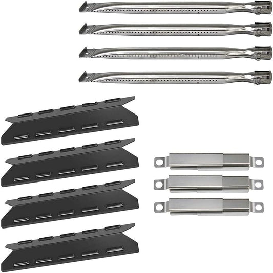 Replacement Parts for Kenmore 146.16142210, 146.16132110 Gas Grill, Burner Covers Flame Tamers, Crossover Tubes & Grill Burner Replacement for Kenmore 146.16133110, 640-03982839-7, 146.16222010 Grill