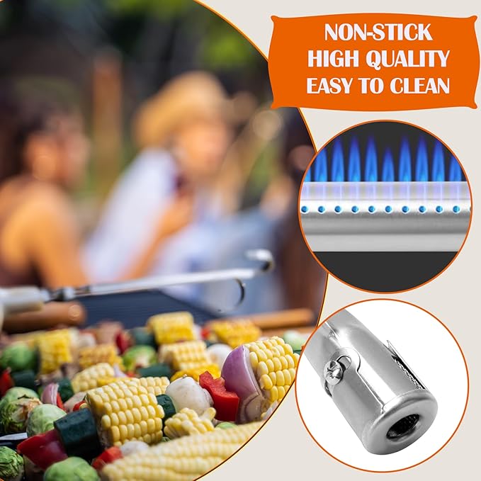 Grill Burner Tube Grill Replacement Kit for Summerset Sizzler Grill RCS 26" 32" 40",RCS JC26A RJC40A RJC32AL RJC40AL for Summerset Sizzler Grill 4 Burner Gas Grill Replacement Parts