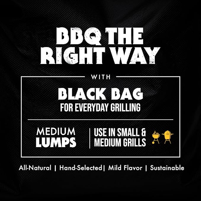 FOGO Premium Hardwood Lump Charcoal, Natural Medium Sized Lump Charcoal 17.6 Pound Bag, and Barrel Proof Bourbon Barrel Blocks, 2 Pound Resealable Bag, Bundle