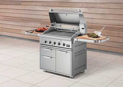 DCS Series 7 36-Inch Built-In Propane Gas Grill With Rotisserie - BH1-36R-L
