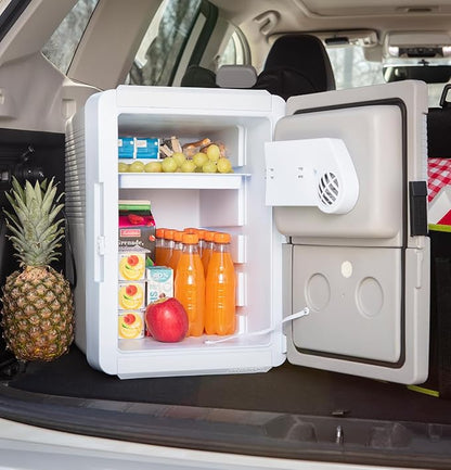 Koolatron 12V Iceless Cooler & Warmer – Portable Electric Cooler/Nevera Portátil Eléctrica for Car Truck Camper Boat, Hard Sided Mini Fridge for Camping Picnic Travel Lunch Food Drinks Office 33 qt