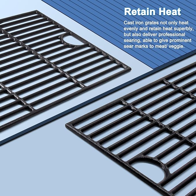 Replacement Parts for Nexgrill 720-0896B 720-0896 720-0898 Deluxe 6 Burner Gas Grill Models, Flame Tamers and Grill Grates Replacement for Nexgrill 6 Burner 720-0896B Grill