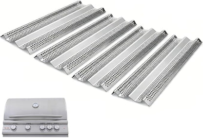 Flame Tamer Replacement Parts for Blaze 3/4/5 Burner Gas Grills , 16" Stainless Steel Grill Heat Plates for Blaze 25"/32"/40" Grill Models BLZ-4, BLZ-4LBM, BLZ-4LTE, BLZ-3LBM, BLZ-5, BLZ-5LTE, 4 Pack