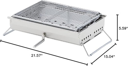Snow Peak Iron Grill Table BBQ Box, Large