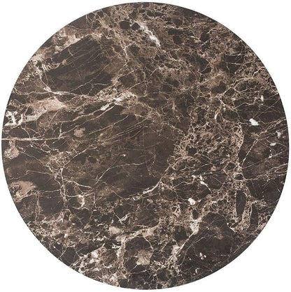 Pearington Lucia Round Cocktail Bar, Pub, and Bistro Table with Faux Marble Top Finish, Multipurpose Table for Any Setting, 1 Pack