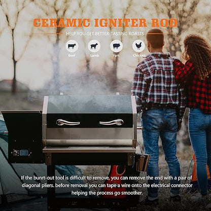 Ceramic Igniter Element Replacement for REC TEC, Recteq Wood Pellet Grill and Smoker, 120V 80W