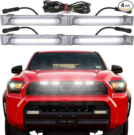 Front Grills Led Lights Fit for 2025 2026 Toyota 4Runner SR5 6th gen | 6th gen Grill Grille Light Accessoris (For SR5 only )