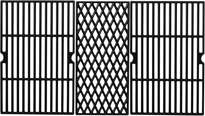 DGH474CRP Cooking Grates for Dyna glo DGH474CRP DGH483CRP DGF493BNP DGF493PNP-D DGB495SDP DGB495SDP-D DGB493SPB Grill, 70-02-656 70-01-911 Cast Iron Grill Replacement Part for Backyard BY13-101-001-12