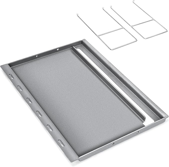 Grill Griddle for Weber Genesis 300 Grill E310, E330, E320-6788 Full Size Griddle Insert for Genesis S310, S320, S330 Gas Grills, for Weber Part 7524, 7528
