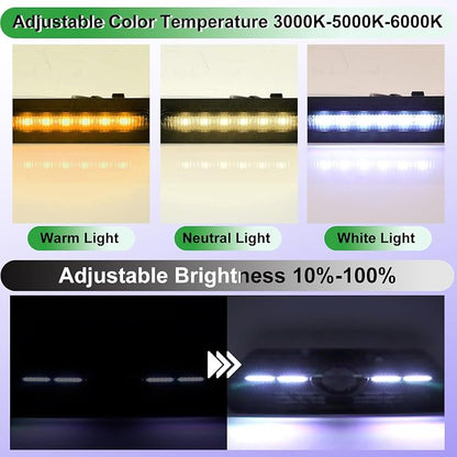 LED Grille Lights for 2019-2025 Toyota RAV4 Accessories RGB | Snap-In,Smoked Lens, Exterior Front Grill Insert Light for 5th Gen Hybrid Adventure TR D Off-Road 5311142220