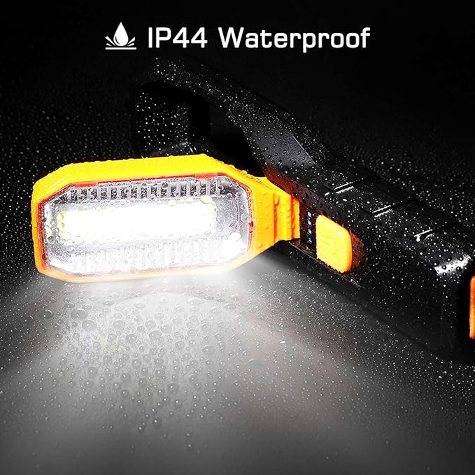 TOPINCN LED,Rechargeable,Work Light USB Adjustable COB Light Power LED Work Light BBQ Grill Accessories Magnetic Flashlight for Adults
