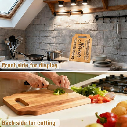 Nana Gifts - Kitchen Wall or Counter Decor, Unique Christmas & Mother's Day Birthday Gifts for Nana from Grandkids