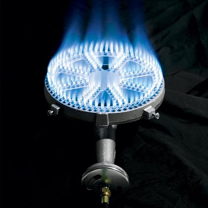 Bayou Classic BG14 10-in Cast Iron Banjo Burner Features 15-in Length 3/8-in Flare Fitting Perfect Burner For Compatible Bayou Classic Cookers