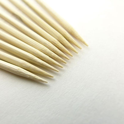 BambooMN Decorative Ball End Cocktail Fruit Sandwich Picks Skewers for Catered Events, Holiday's, Restaurants or Buffets Party Supplies - 5.9" Mustard Yellow, 100 Pcs