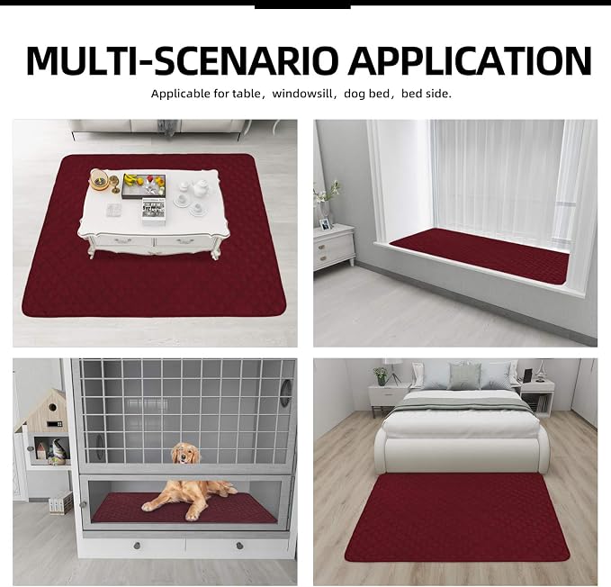 Easy-Going Sectional Couch Covers for Dogs L Shape Sofa Cover Reversible Sofa Slipcover Chaise Lounge Cover Furniture Protector Cover for Pets Dog Cat (42 x 68 inches, Christmas Red/Christmas Red) | Christmas Red, Soft Sofa Slipcover For Dogs, Fits Lef...