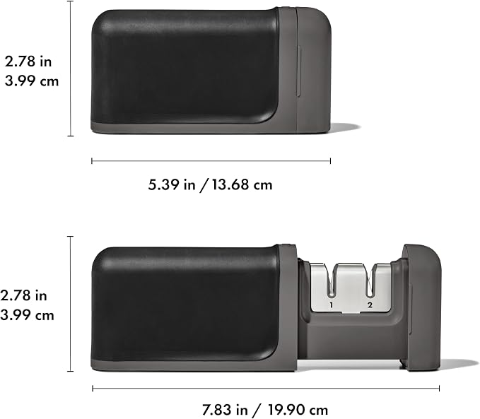 OXO Good Grips 3-Piece Knife & Sharpener Set