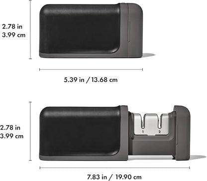 OXO Good Grips 3-Piece Knife & Sharpener Set