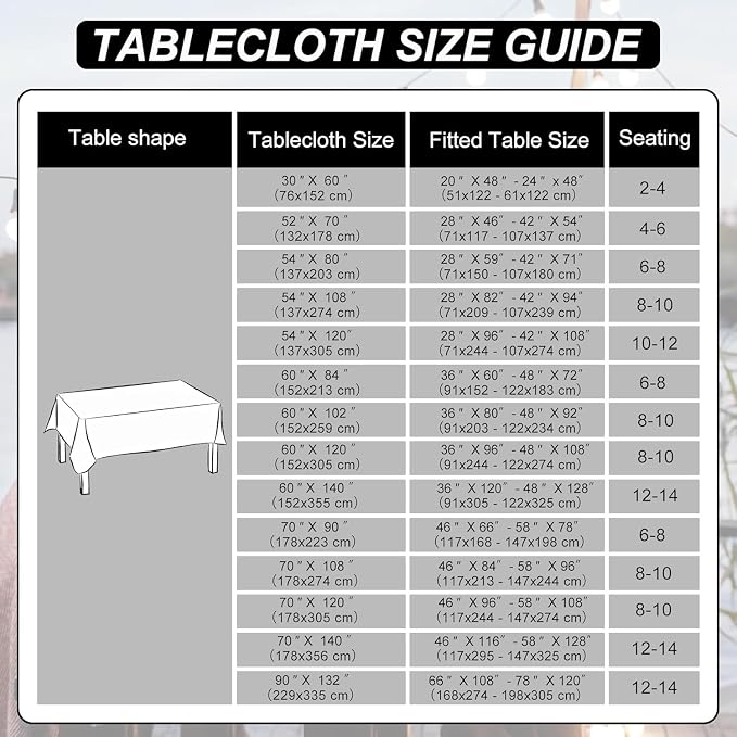 DWCN Rectangle Tablecloth - 54 x 120 Inch - Waterproof Stain and Wrinkle Resistant Washable Table Cloth, Decorative Fabric Table Cover for Kitchen Dining Room Party and Outdoor Use, Light Grey