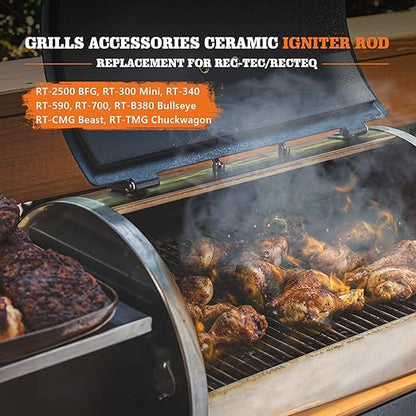 Ceramic Igniter Element Replacement for REC TEC, Recteq Wood Pellet Grill and Smoker, 120V 80W