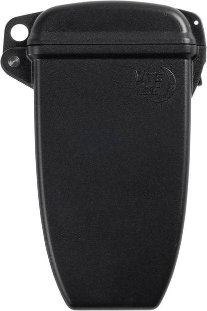 Nite Ize Hideout Magnetic Key Box - Waterproof Key Hider - Magnetic Key Holder & Box - Waterproof Key Storage for Spare Keys - Black, Extra Large