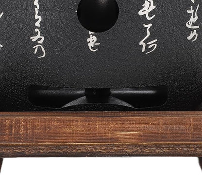 HERCHR Japanese Style BBQ Grill, Tabletop Charcoal Grill Mini BBQ Grill Portable BBQ Grill Cast Iron Grill Table Top Grill(s)