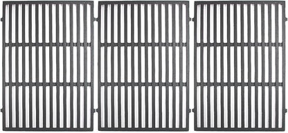 Hongso 66096 18 7/8 inch Cast Iron Cooking Grates Replacement for Weber 2 Genesis 6 burner II 600 series E & S 610 and Genesis II LX 640 Gas Grills 2017 and Newer, Replacement Parts for Weber 66803