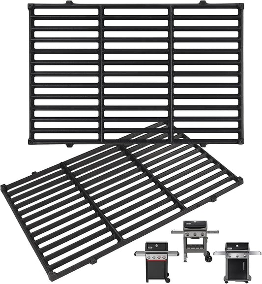 7638 Spirit Grill Grates for Weber Spirit 2 Grill Parts GS4 Spirit II/I 300, Spirit 700, Webber Spirit 400(2025 Y),Genesis 1000-5000 Replacement for Weber Genesis Gold/Silver B/C Accessories,7856 7860