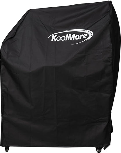 KoolMore 54 in. Charcoal BBQ Grill, Santa Maria Argentine Style Outdoor Grill with Adjustable Grate, Large Barbecue Grill for Outdoor Cooking, Black