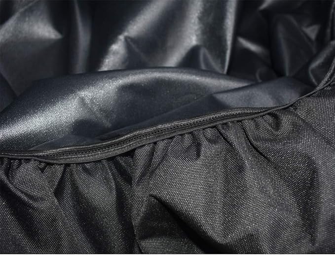 Mini Lustrous Built-in Grill Cover Compatible with 4-Burner Gas Grill, Water-Resistant Island BBQ Grill Top Cover, 34'' (L) x 26'' (W) x 13'' (H) Black