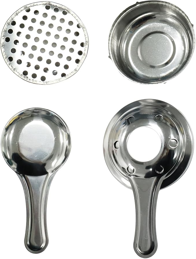 Stainless Steel Fondue Burner 3.5" Wide Portable Safety Cover，with Fondue Pot Fuel Compatibility， for Camping Catering Emergency Outdoor Cooking