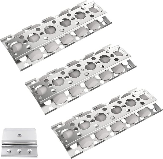 SafBbcue Grill Briquettes for Summerset Sizzler Grill Parts RCS 26" 32" 40" Grill Replacement Parts Turbo Captn Cook CG3CKWN CG4CKW Flame Tamer(3-Pcs)