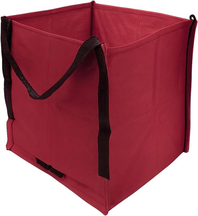 DURASACK Heavy Duty Storage Tote Bag 22-Gallon, Red | Rugged Woven Polypropylene Moving Bag, Reusable Self-Standing Design, Holds up to 500 Pounds