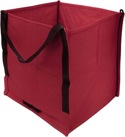 DURASACK Heavy Duty Storage Tote Bag 22-Gallon, Red | Rugged Woven Polypropylene Moving Bag, Reusable Self-Standing Design, Holds up to 500 Pounds