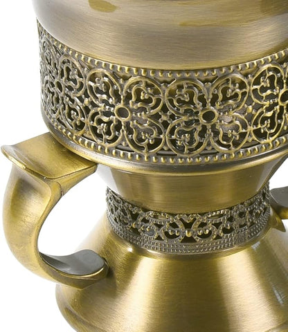 Frankincense Resin Incense Burner, Incense Censer, Bakhoor Burner, Charcoal Incense Burner, Incense Burner with Handle Tongs for Yoga, Spa Aromatherapy