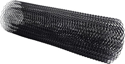 AggAuto Universal 40"x13" Car Grill Mesh 10x20mm Rhombic Hole Black | Aluminum Alloy Automotive Grille Insert Bumper, One of the Most Multifunctional Shape Grids 100x33cm