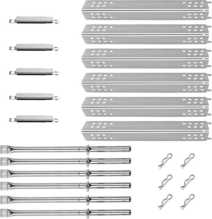 463245917 Grill Replacement Parts for Charbroil Performance Parts G470-0004-W1A Heat Tent G470-5200-W1 G321-4C00-W1 Burner Tube G432-001D-W1 Crossover Tube Charbroil 6 Burner 466245917 Gas Grill Parts