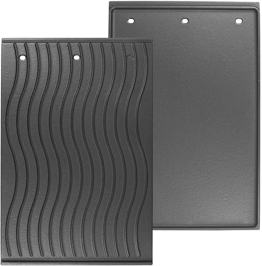 56040 56041 Cooking Griddle for Napoleon PRO 500,Prestige 500,Napoleon LEX Series BBQ Grill Accessories, Reversible Cast Iron Griddle Plate Grill Replacement Parts