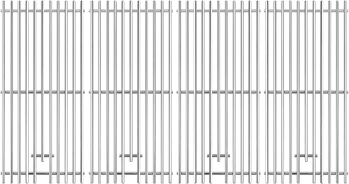 47629 47628 Grill Grates Replacement Parts for Bull Angus Outlaw Lonestar 4 Burner 26038 26039 41629 87048 Grill Grates Lion Premium 32-Inch L75000 Grids Stainless Steel 16517 Cooking Grate