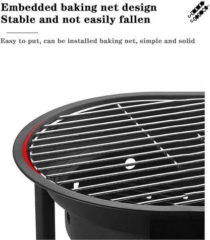 Portable folding charcoal grill, easy to clean, 35 * 19cm