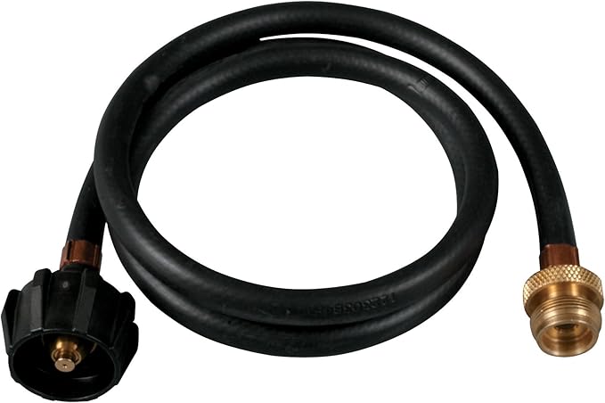Char-Broil 4-Foot Hose and Adapter, Black