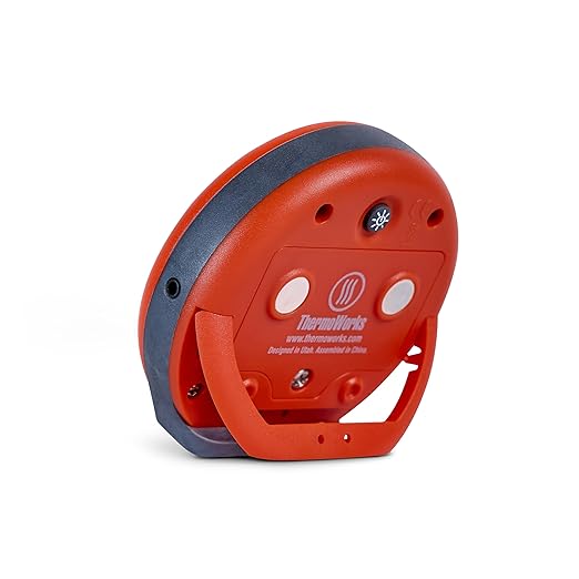 ThermoWorks DOT — Chefs’ Favorite Simple Alarm Thermometer - Cayenne Pepper Red
